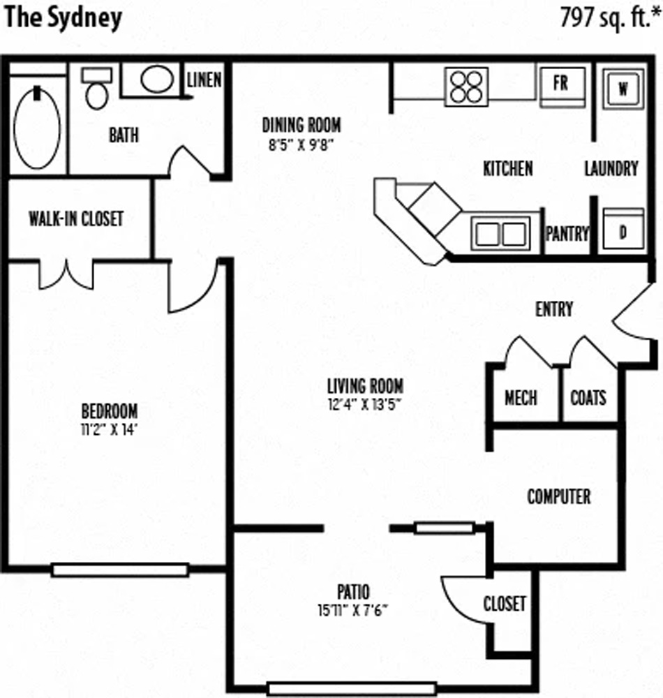 The Sydney floor plan